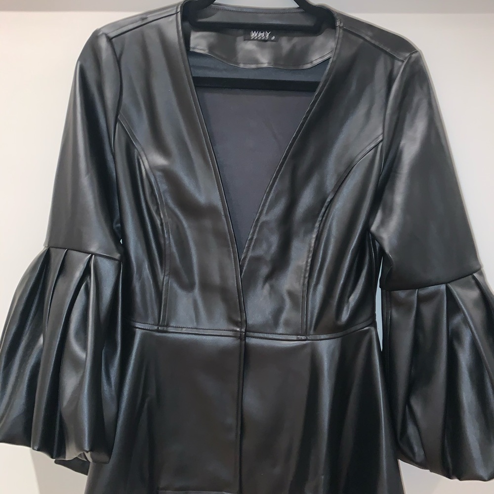 Women’s Black Leather Jacket